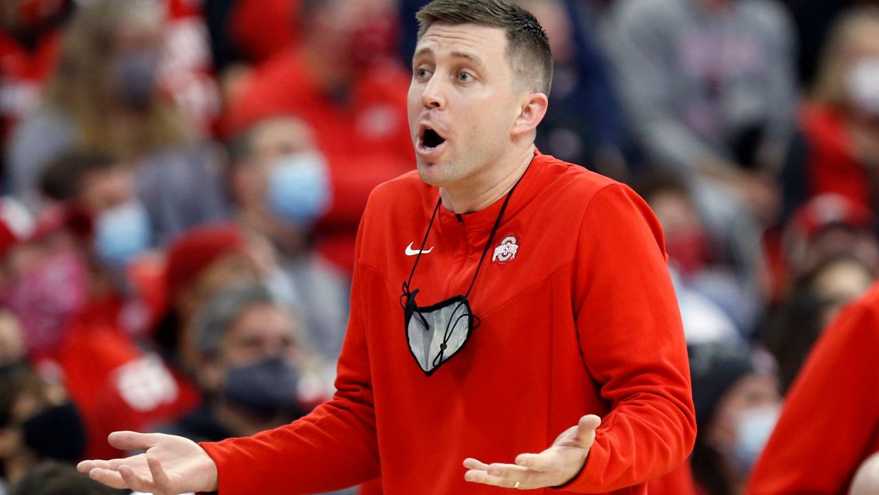 New Ohio State Head Coach Jake Diebler (AP Photo/Paul Vernon)