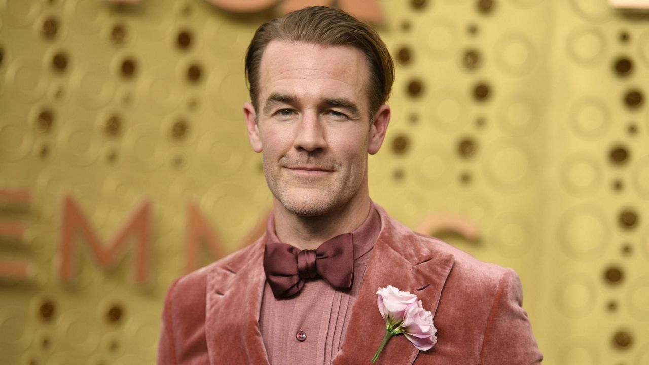 James Van Der Beek arrives at the 71st Primetime Emmy Awards on Sunday, Sept. 22, 2019, at the Microsoft Theater in Los Angeles. Van Der Beek turns 46 on March 8. (Photo by Richard Shotwell/Invision/AP, File)