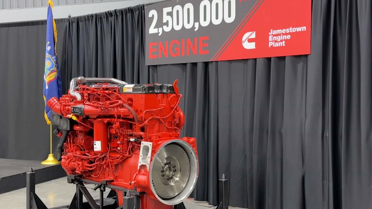 Jamestown plant celebrates production of 2.5 million engines