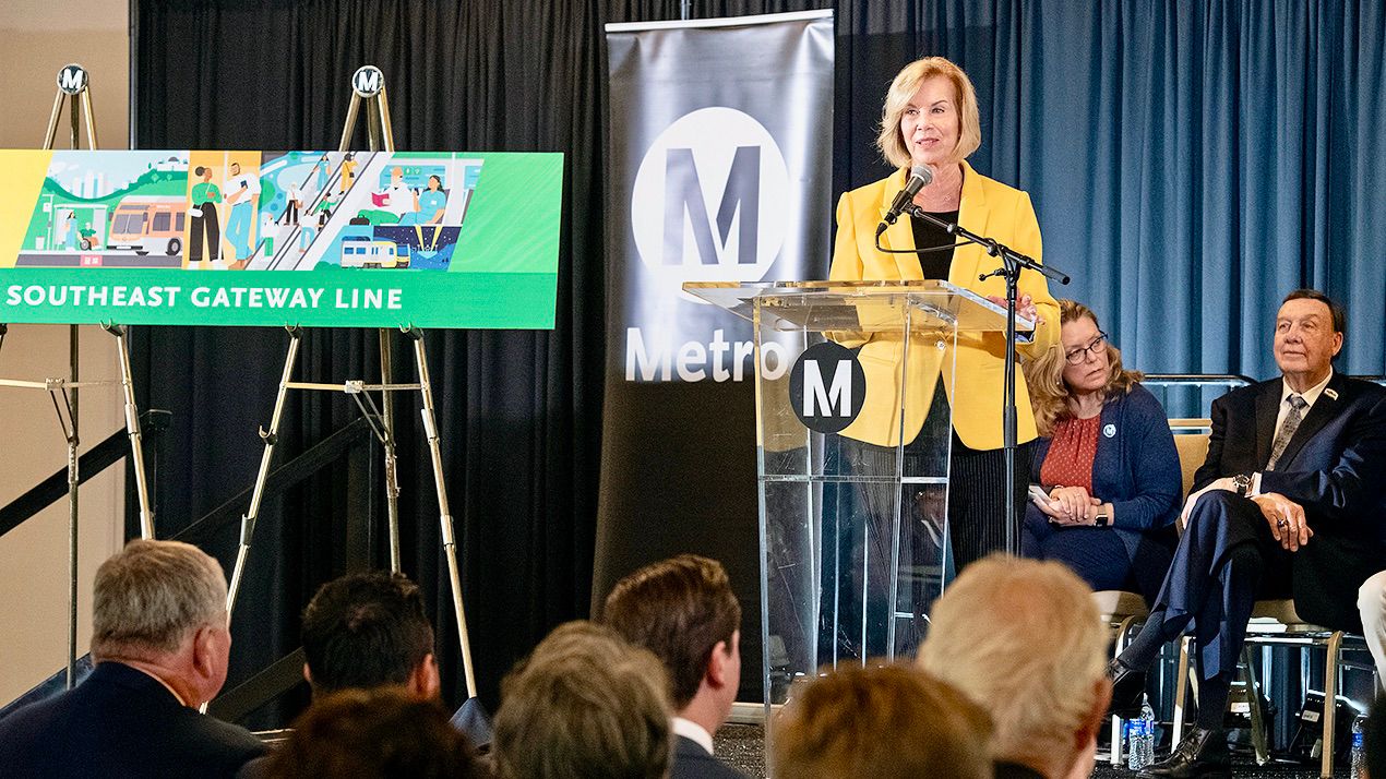 LA County Board of Supervisors Chair Janice Hahn. (Photo courtesy Janice Hahn's office)