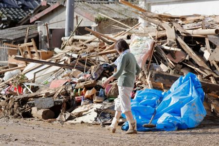 Japan tackles rescue, cleanup from massive damage from rain