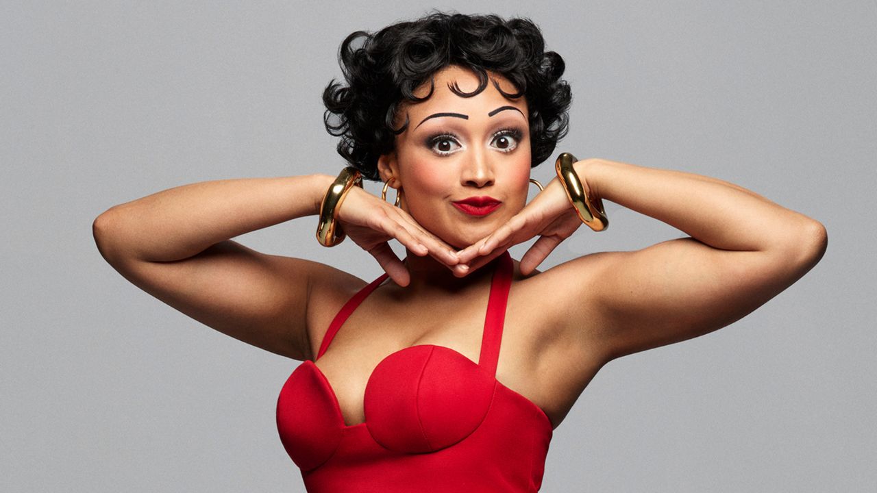 This image released by Boneau/Bryan-Brown shows Jasmine Amy Rogers, who will star in “BOOP! The Betty Boop Musical." The production makes its debut this fall in Chicago with hopes that it can charm itself to Broadway. (Mark Seliger/Boneau/Bryan-Brown via AP)