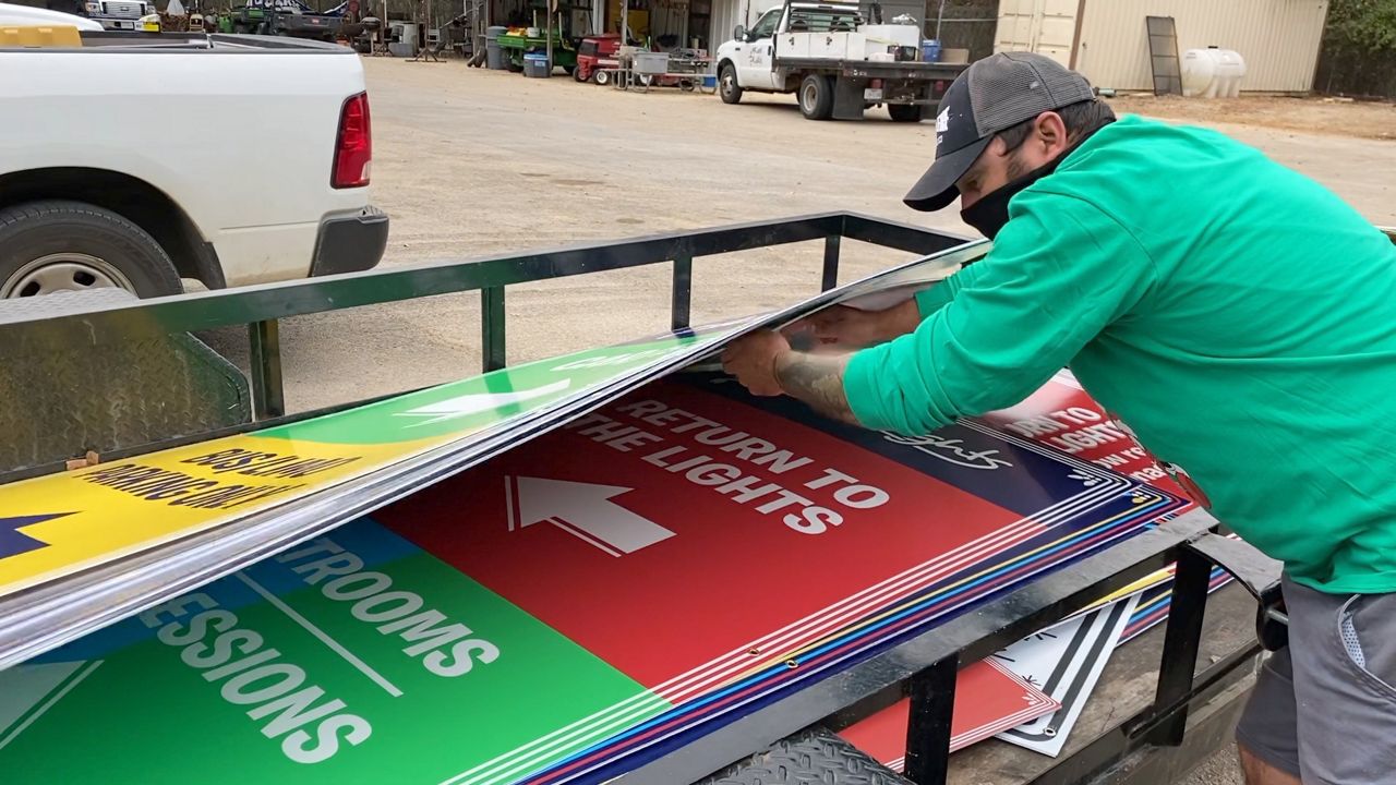 Jason Williams, Prairie Lights operations supervisor, appears in this image from 2020. (Lupe Zapata/Spectrum News 1)