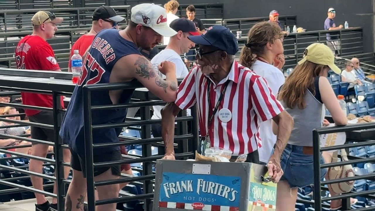 Hot dog vendor marks 50 years of Cleveland baseball tradition