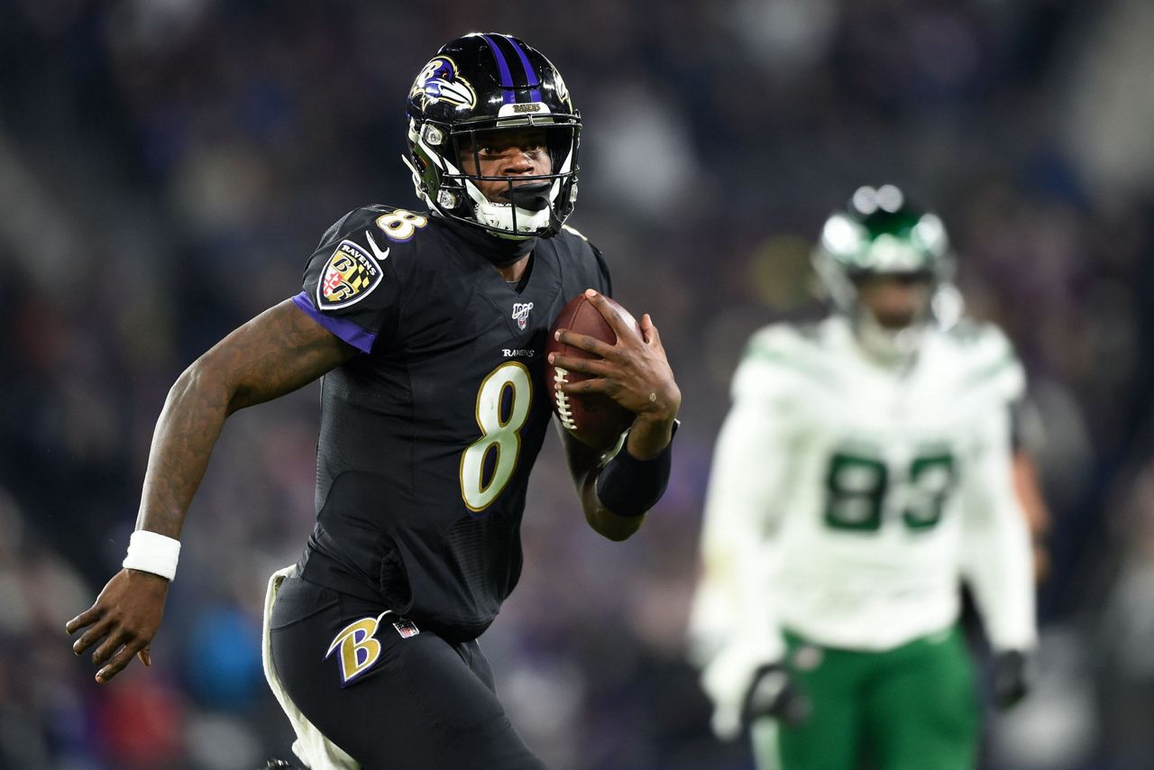 Jackson, Ravens Beat Jets 42-21 To Clinch AFC North Title