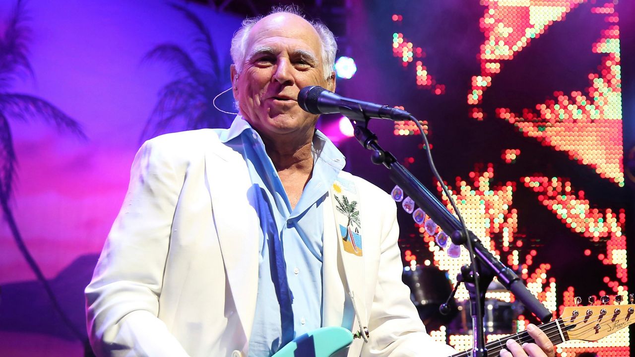 Jimmy Buffett performs at the after party for the premiere of "Jurassic World" in Los Angeles on June 9, 2015.