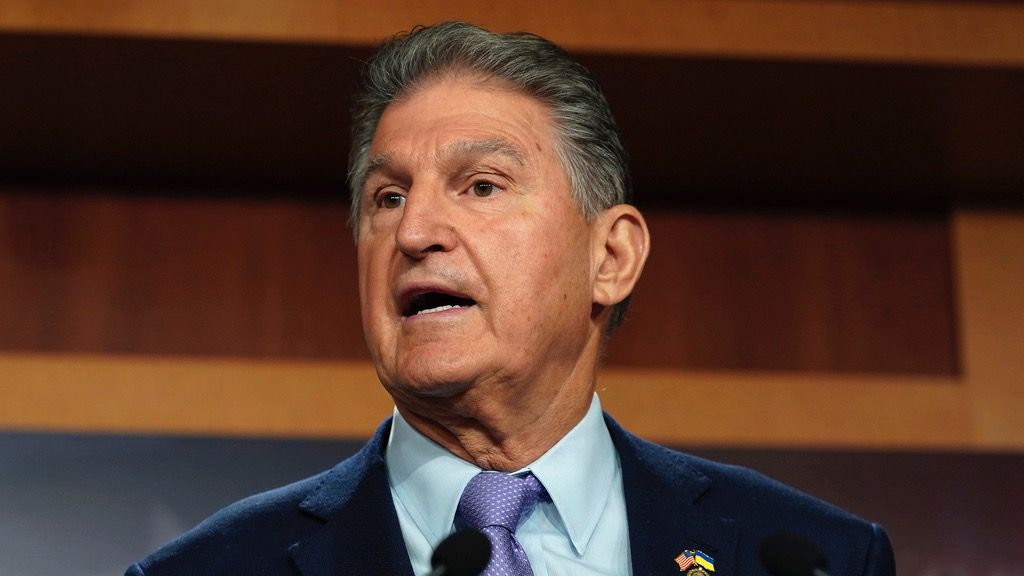 Sen. Joe Manchin, D-W.Va., speaks during a news conference Sept. 20, 2022, at the Capitol in Washington. (AP Photo/Mariam Zuhaib)