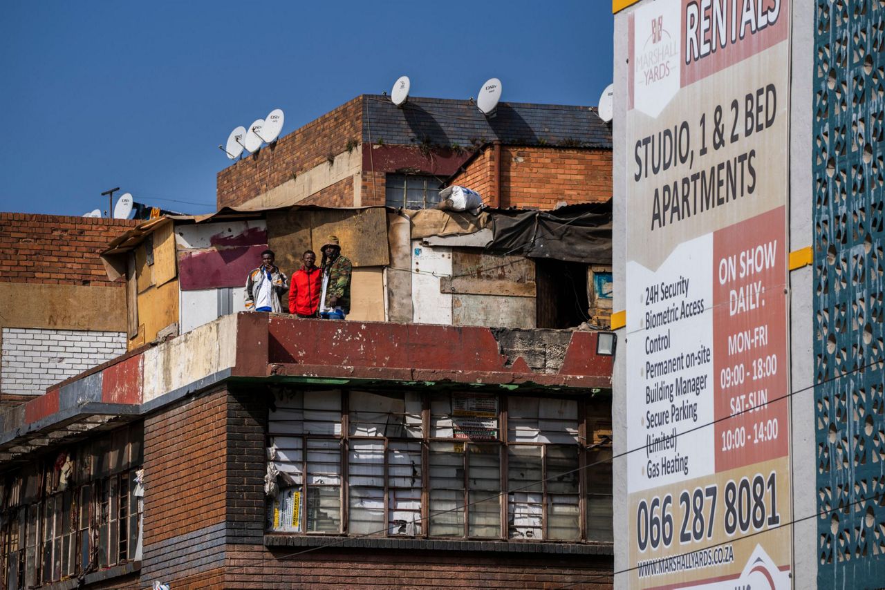 A building marked by fire and death shows the decay of South Africa's ...