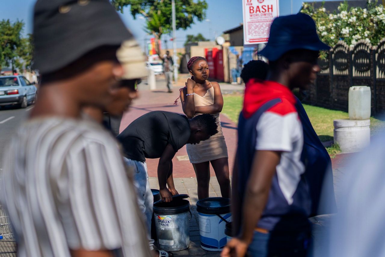 Taps have run dry across South Africa's largest city in an ...