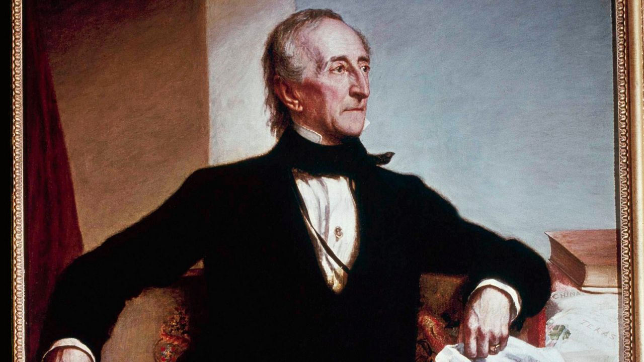 John Tyler, seen in this painting was the 10th President of the United States. (AP Photo)