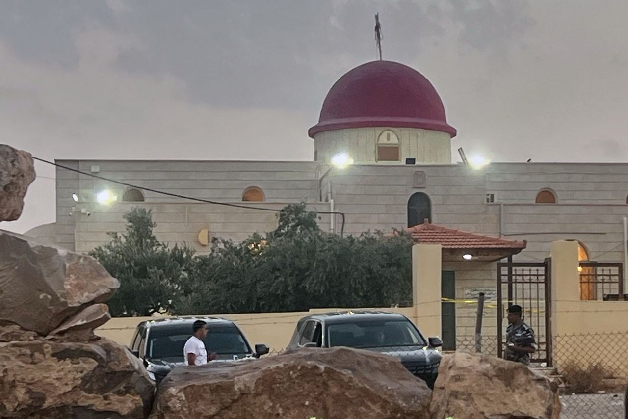 Gunmen open fire inside a church in Jordan, causing deaths and injuries