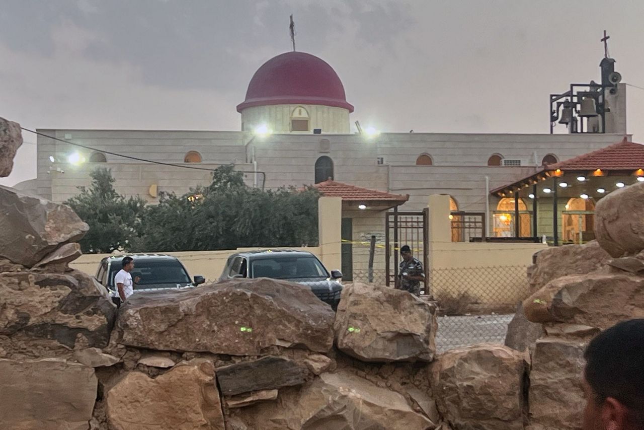 Gunmen open fire inside a church in Jordan, causing deaths and injuries
