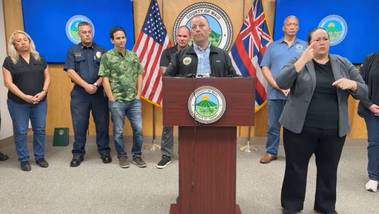 Gov. Josh Green said Maui's recovery from the wildfires will take billions of dollars and years of dedicated effort. (Gov. Josh Green Facebook live capture)