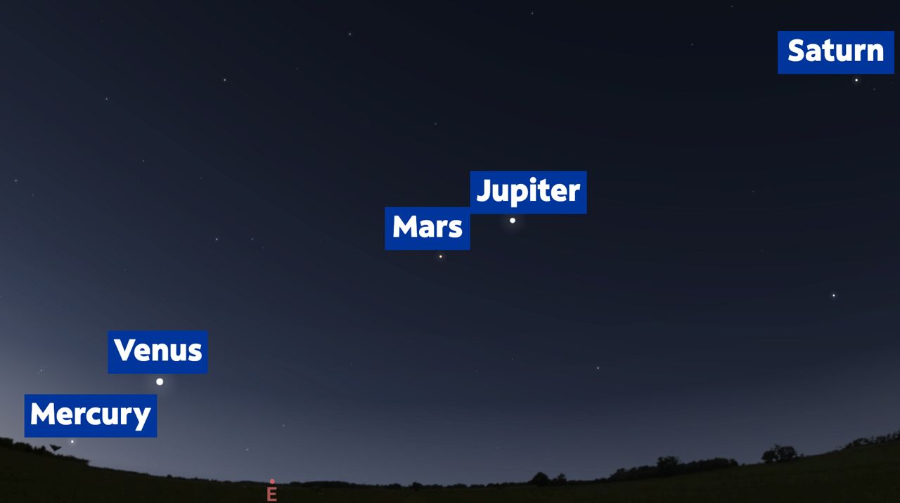 See the Strawberry Moon and a lineup this week