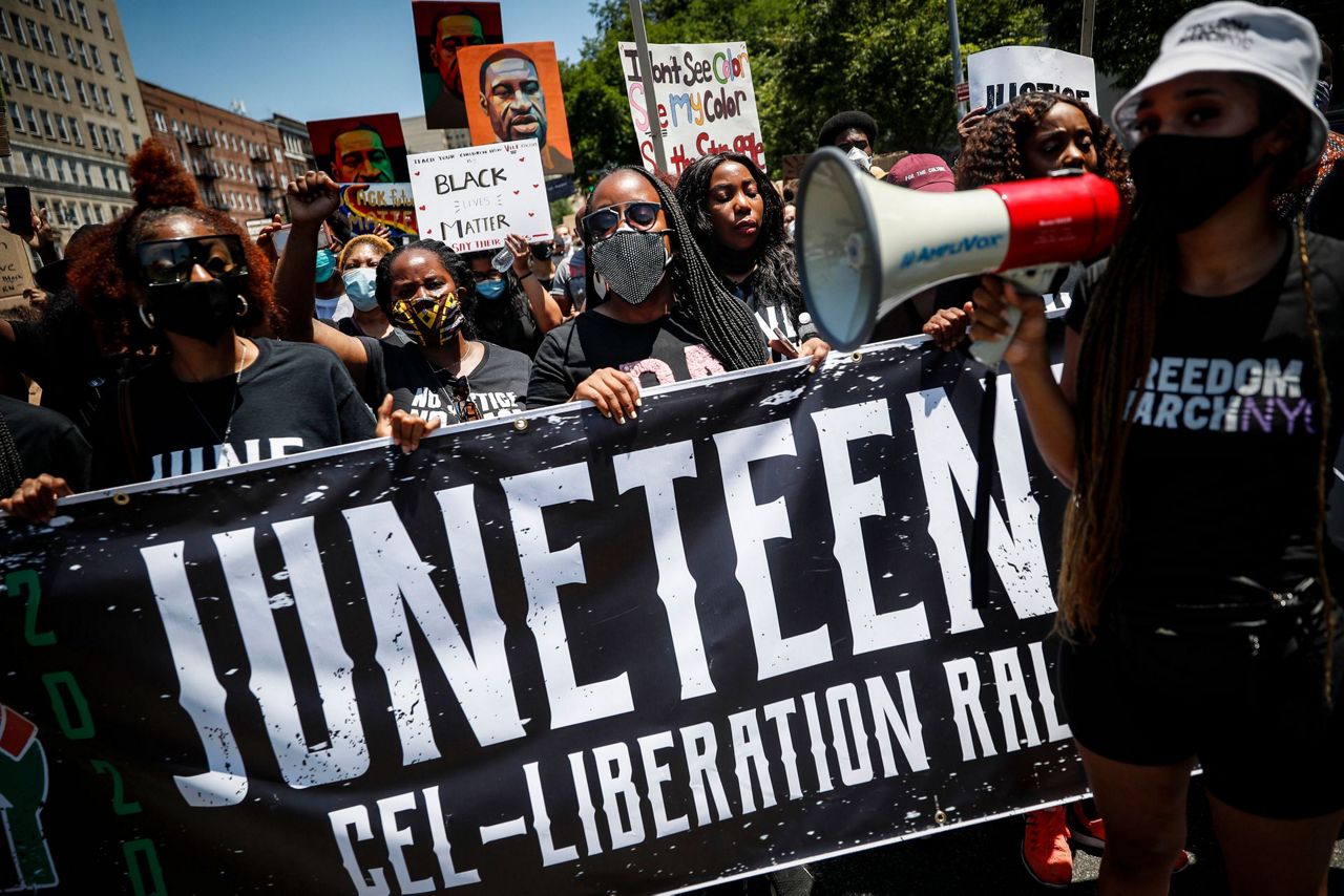 America marks Juneteenth as protests bring new attention