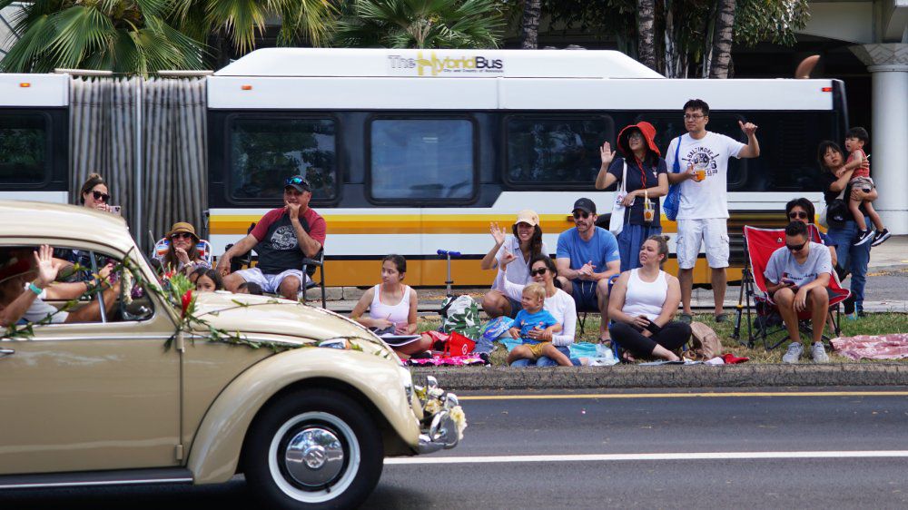 Residents and visitors gather to celebrate King Kamehameha