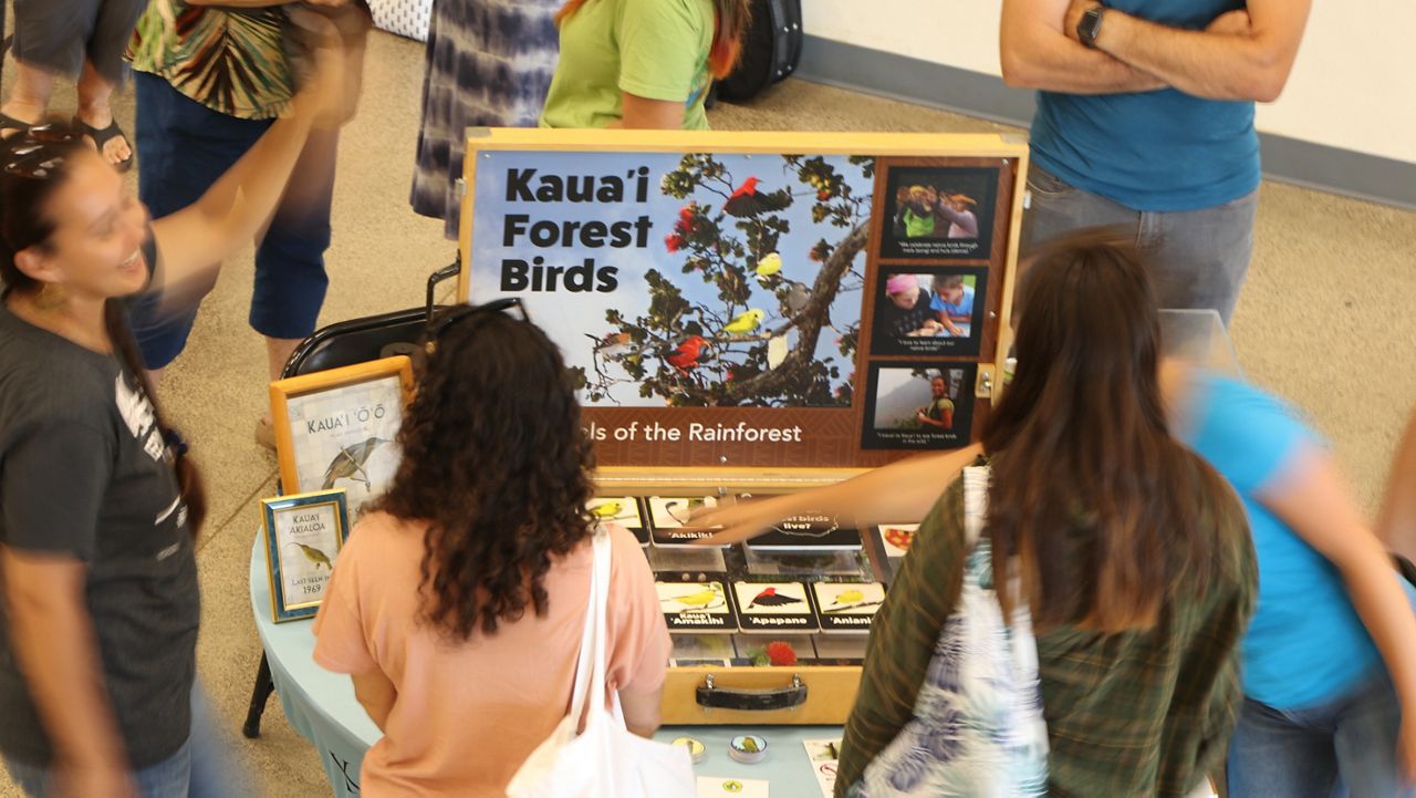 Tuesday's community meeting on Kauai forest birds. (Photo courtesy of DLNR)