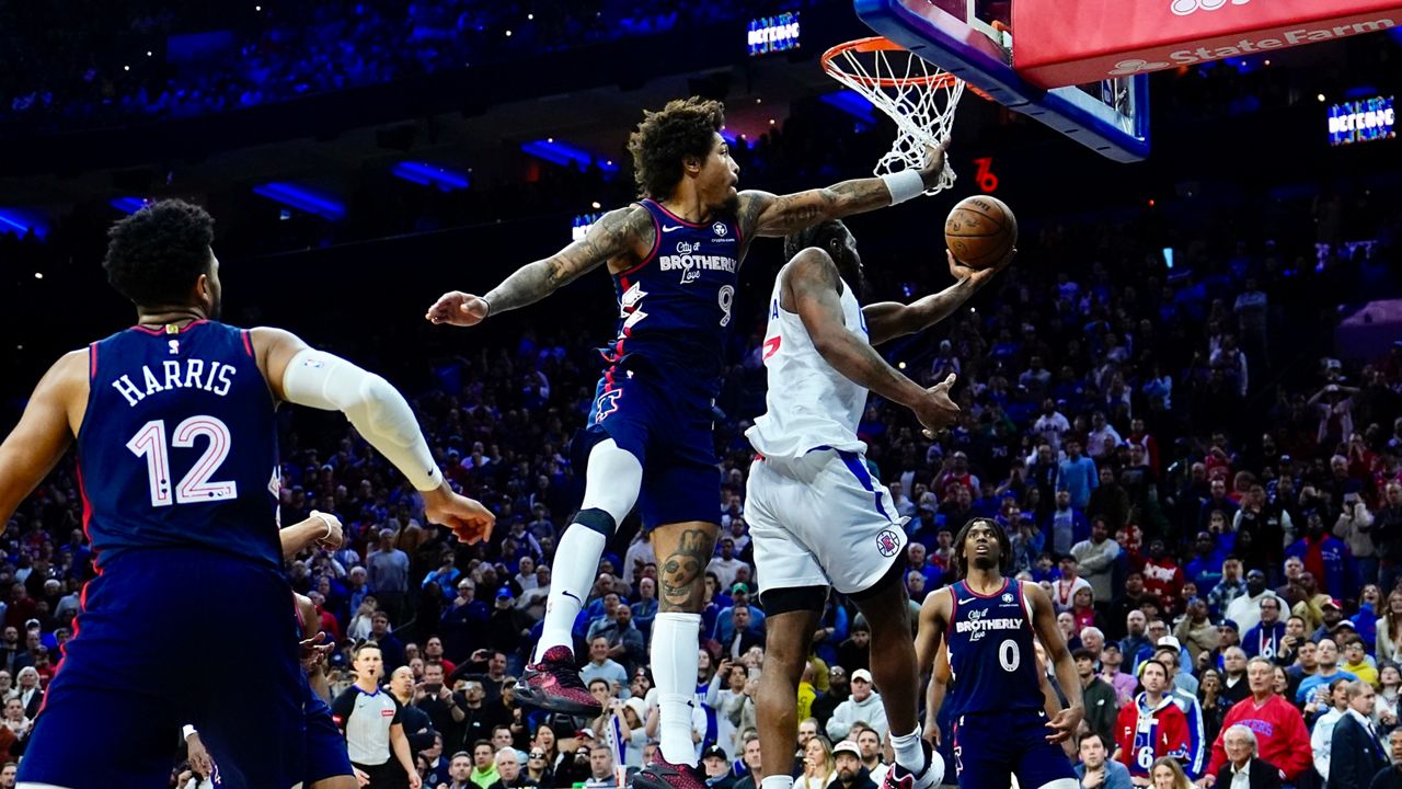 Los Angeles Clippers' Kawhi Leonard. (AP Photo/Matt Slocum)