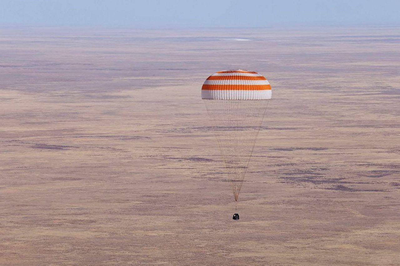 3 Russian cosmonauts return safely from Intl Space Station