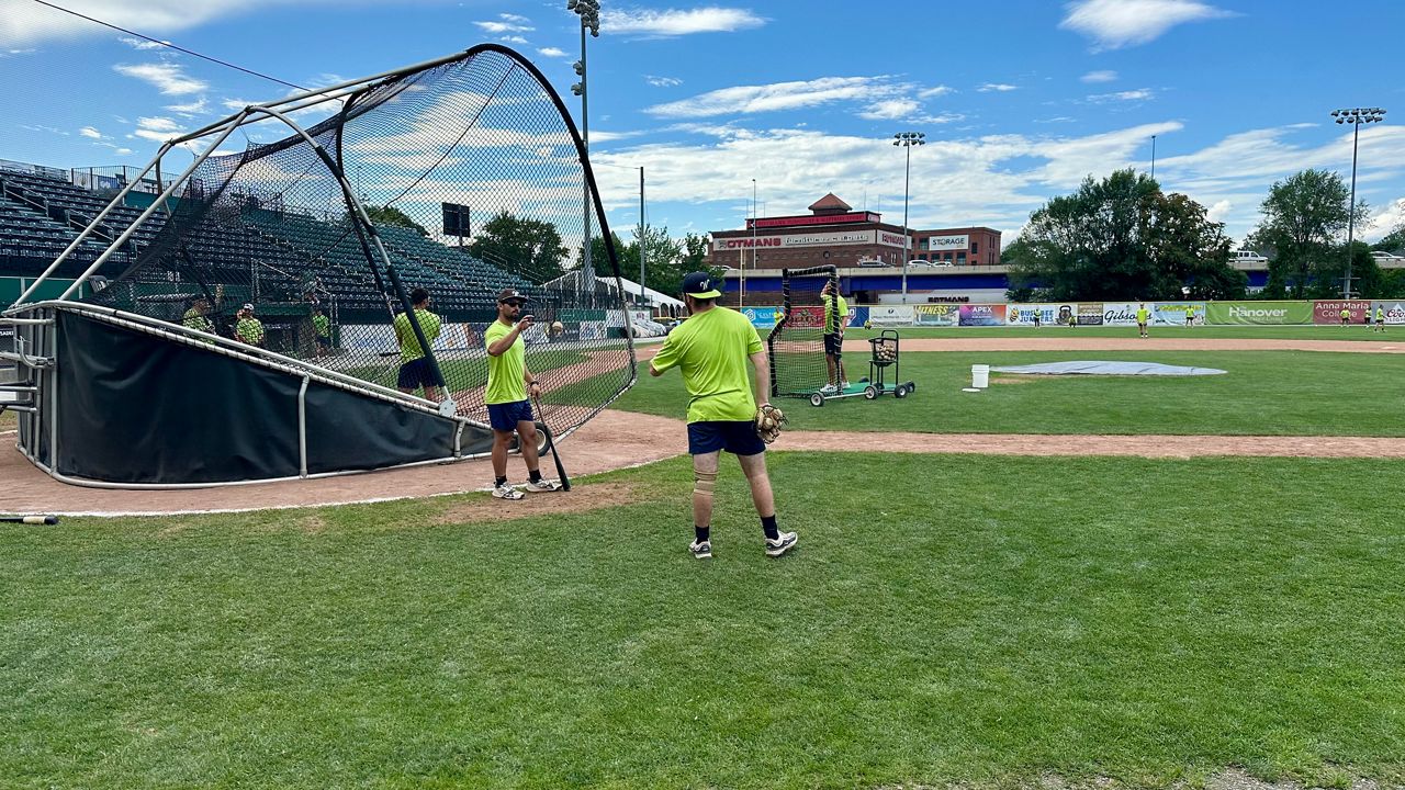 The Bravehearts working out recently at Fitton Field (Spectrum News1/Kevin Shea)