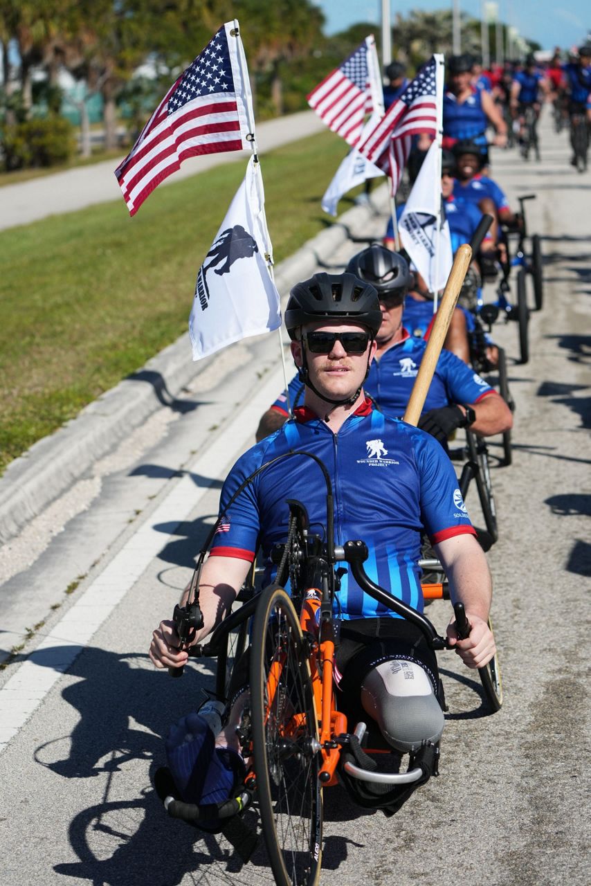 Wounded veterans cycle through Florida Keys for annual Soldier Ride