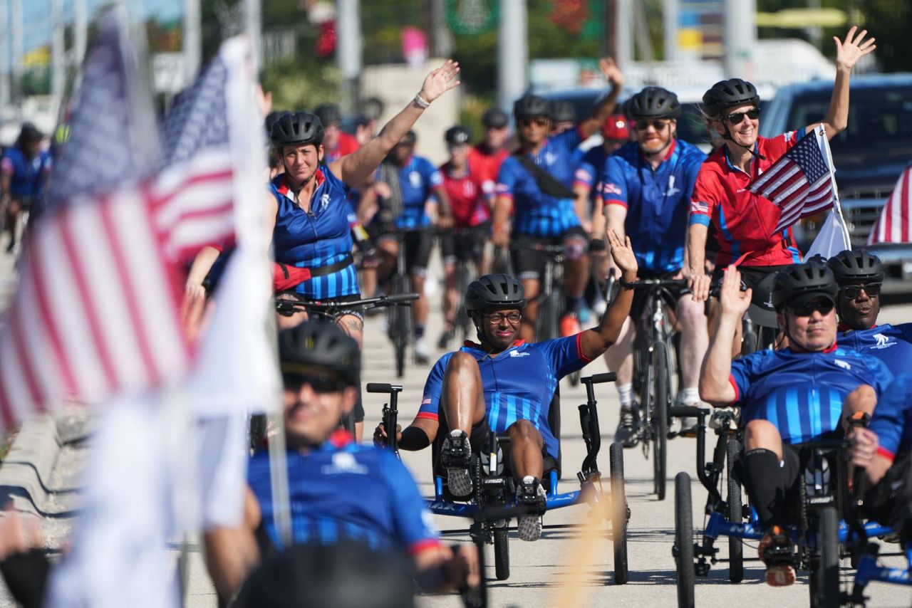 Wounded veterans cycle through Florida Keys for annual Soldier Ride