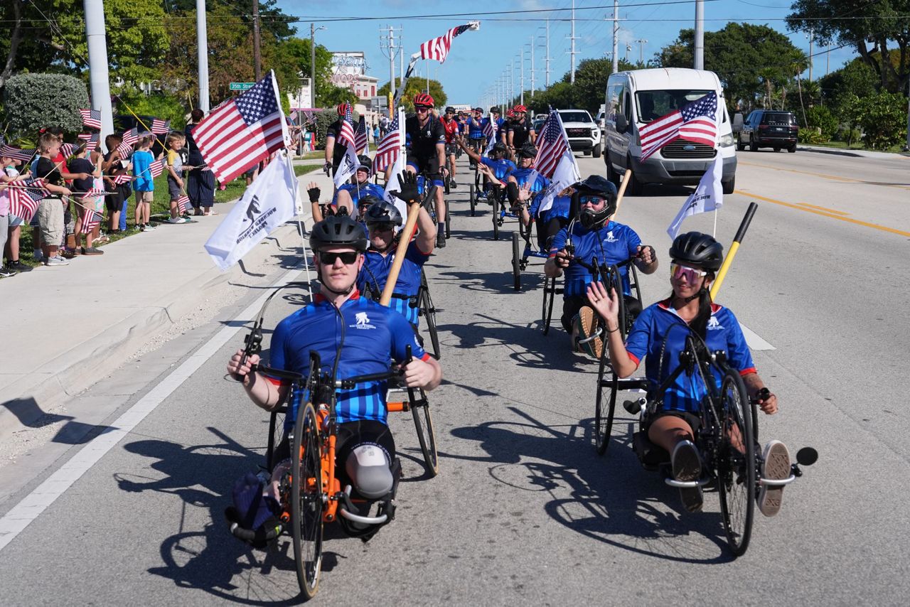 Wounded veterans cycle through Florida Keys for annual Soldier Ride