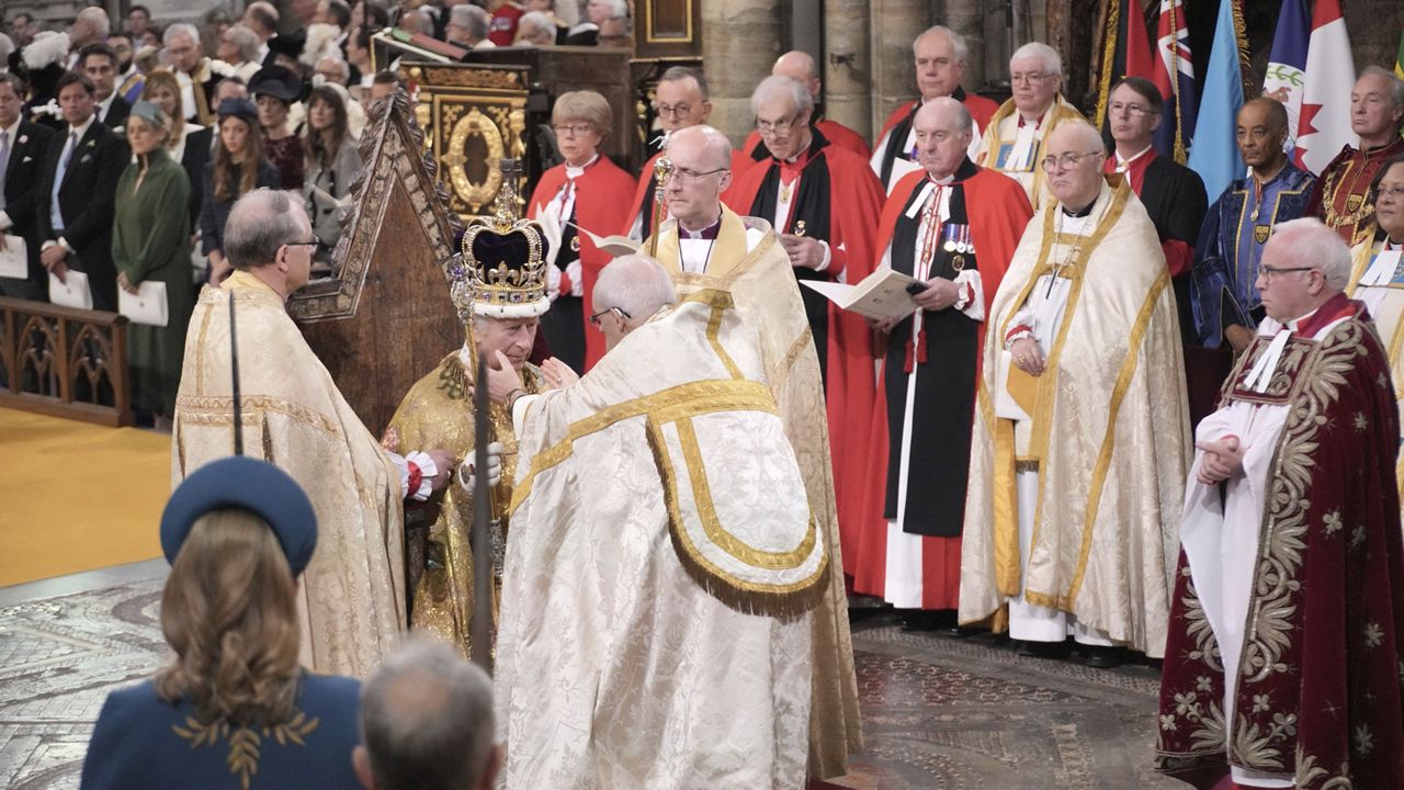King Charles III formally crowned at historic coronation