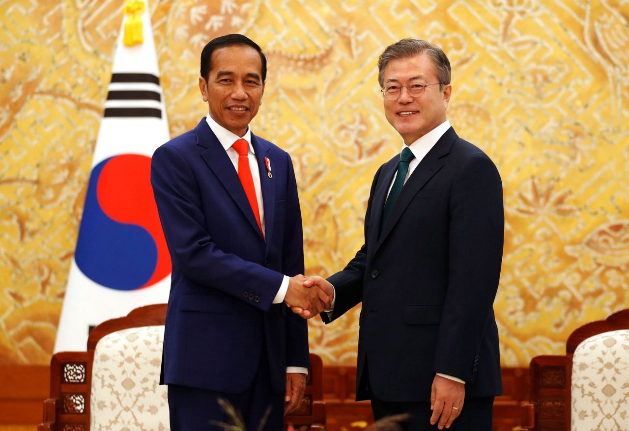 S. Korea's Moon asks Indonesia's help for inter-Korea peace