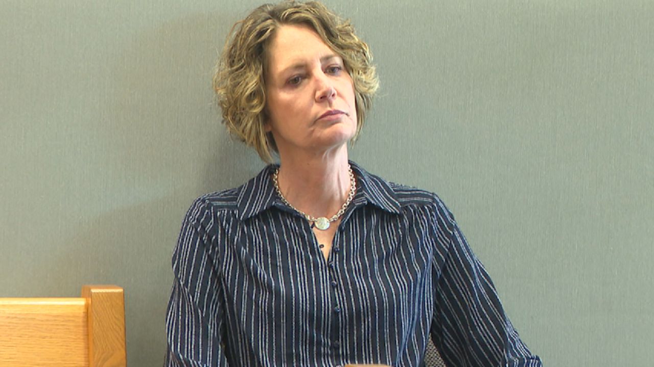 Kristen Kay Watts during a prior court apperance. (Julia Hazel, Spectrum News staff)