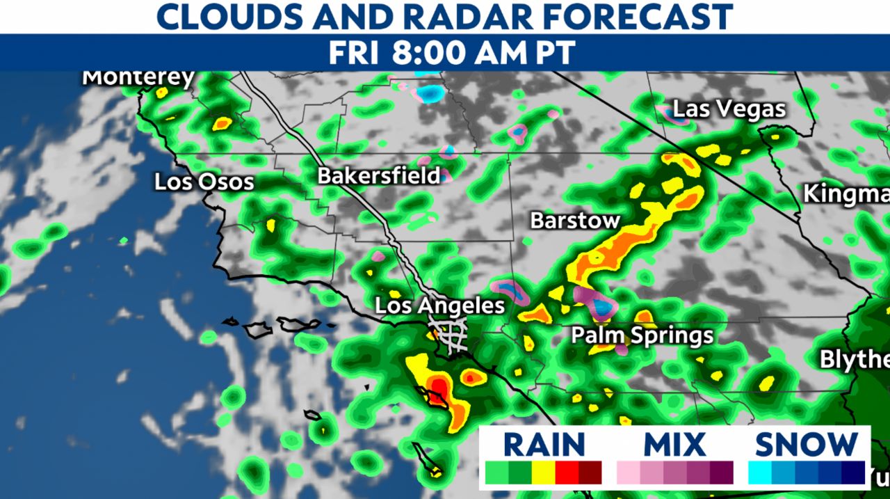 Wet weather pattern on the way for Southern California