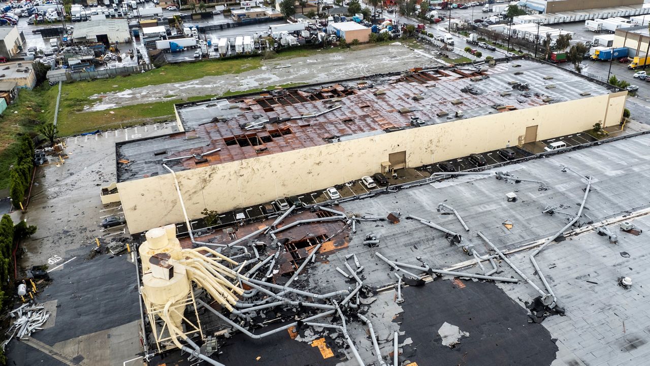 2 tornadoes cause damage across SoCal
