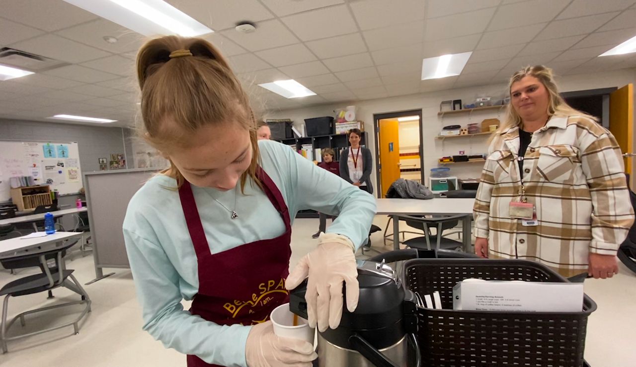 Spartan Brew Crew serves coffee and smiles to teachers