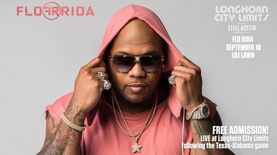 Flo Rida to perform at Longhorn City Limits following Texas-Bama game
