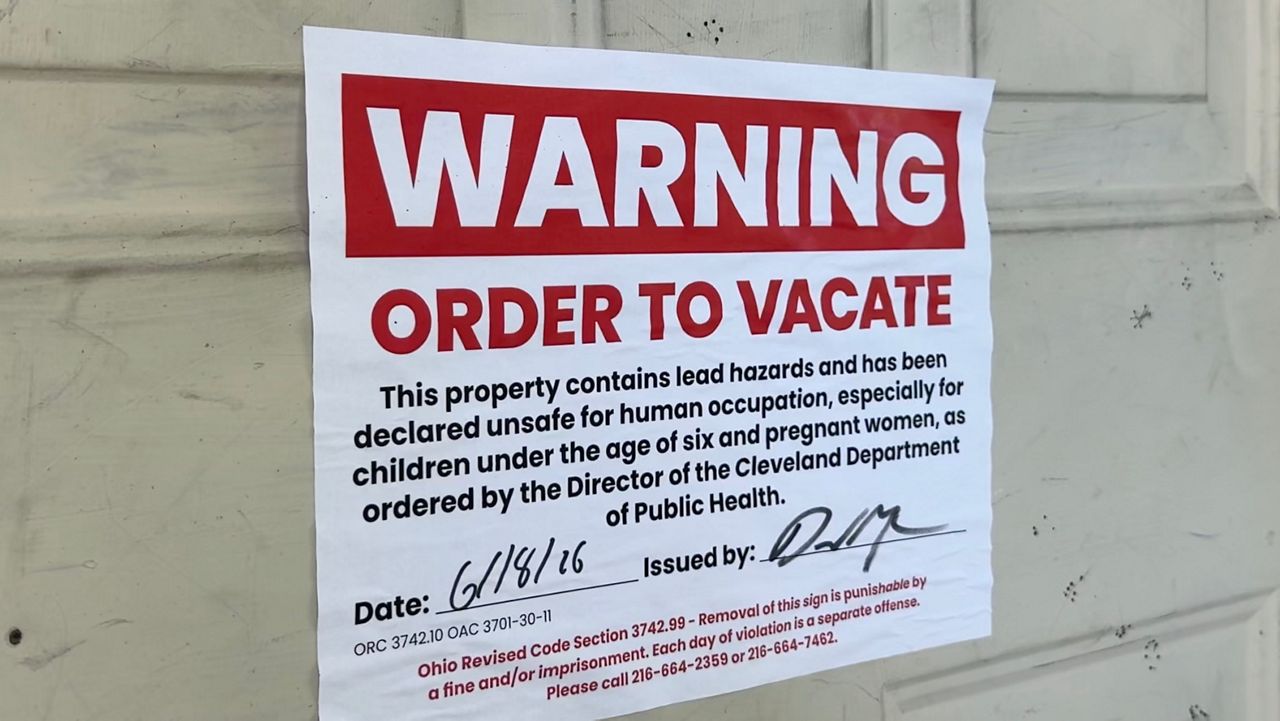 Cleveland tenants have to relocate because of lead exposure