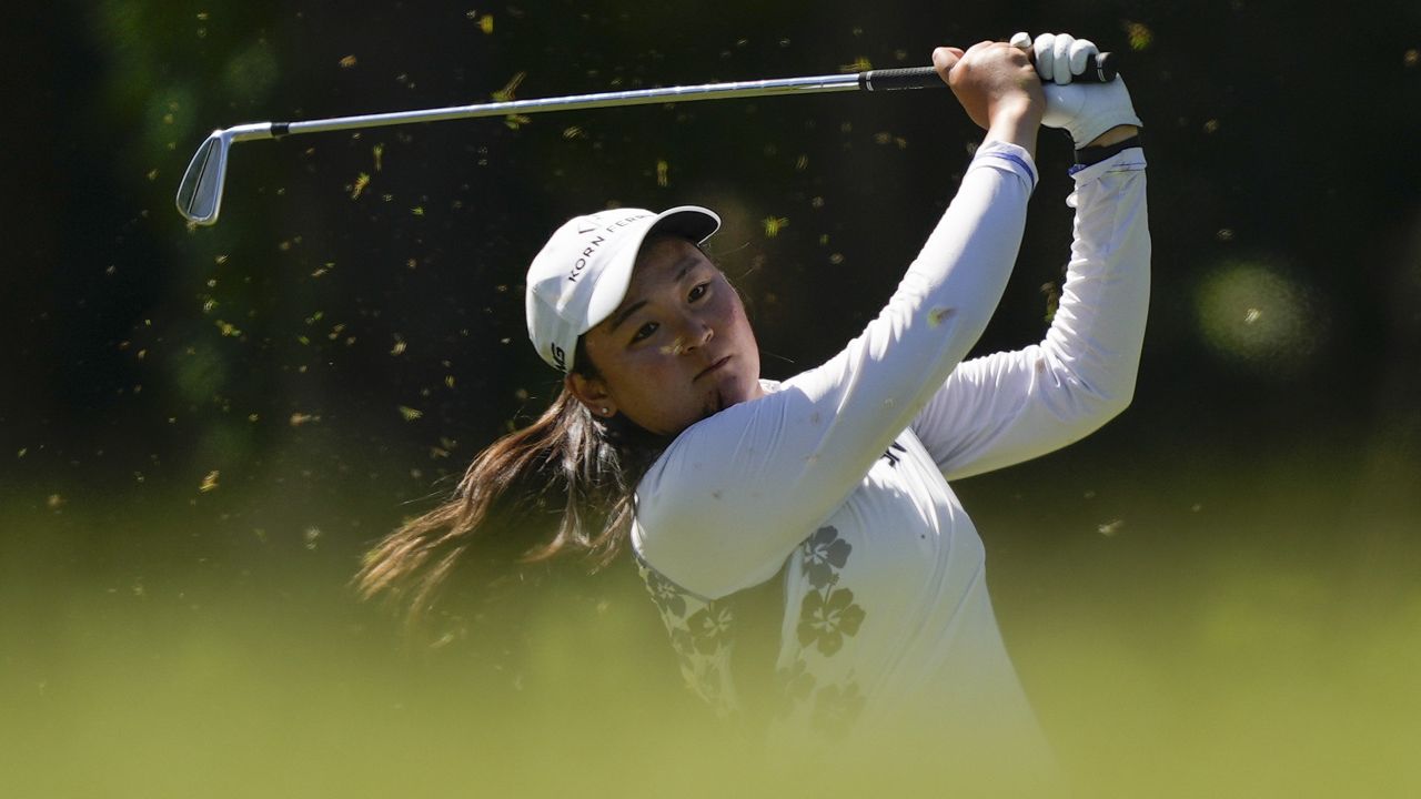 Punahou School graduate Allisen Corpuz is in contention for her first LPGA victory in the first major of the 2023 season.