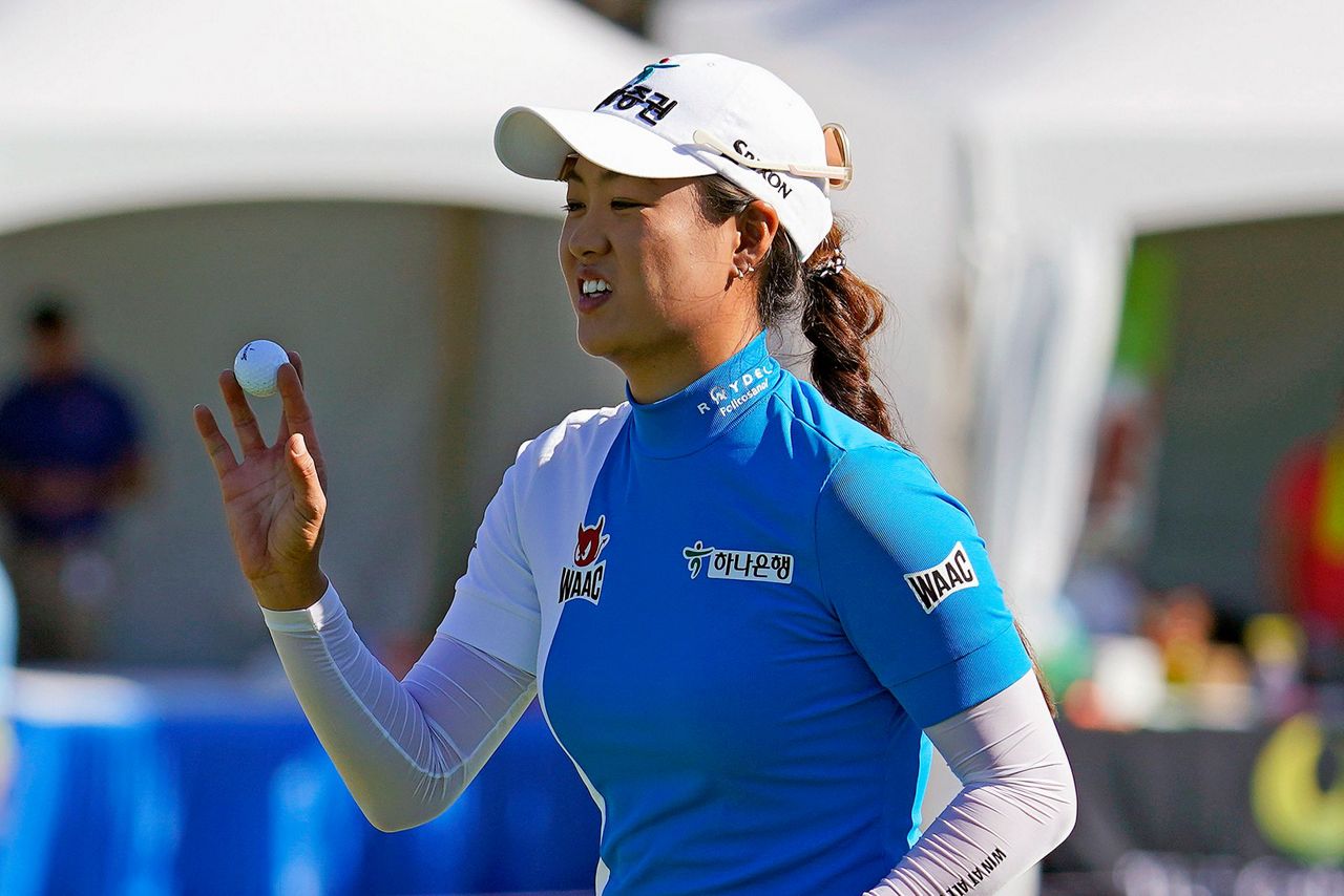 Chinese rookie Yin among 3 tied for LPGA Tour lead in Ohio