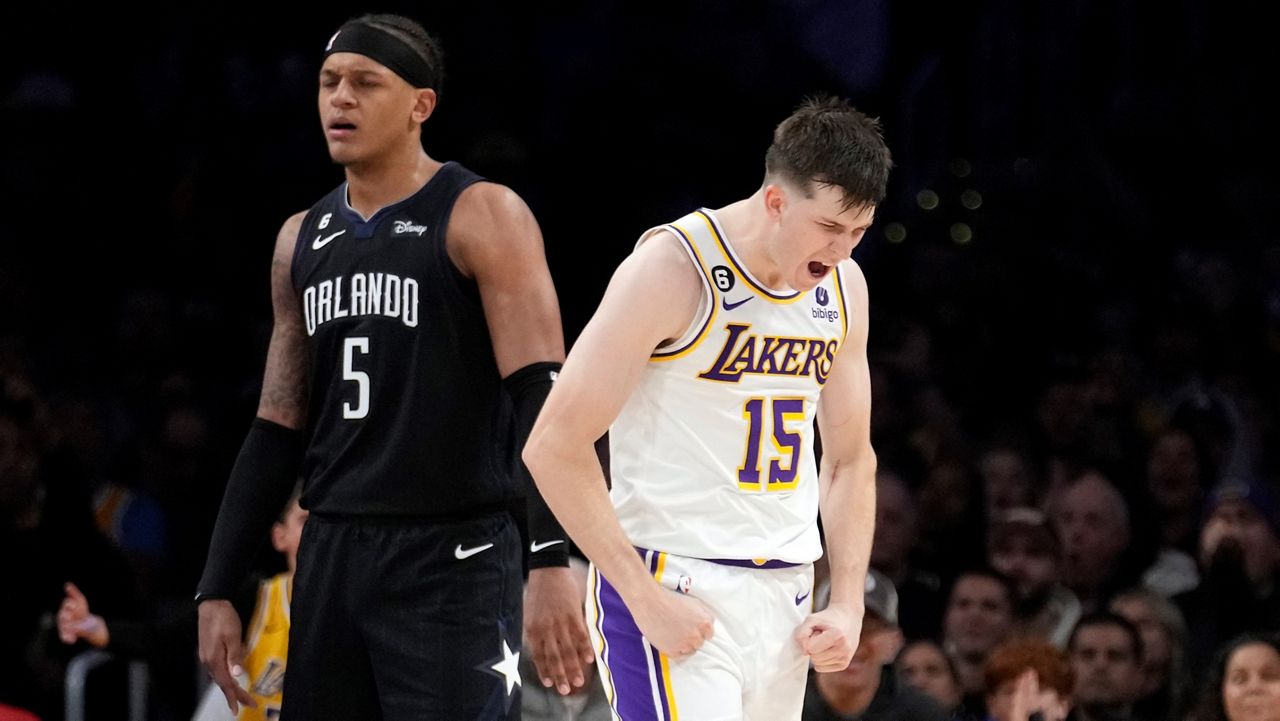 Rui Hachimura and Austin Reaves lead Lakers to Game 1 victory, as