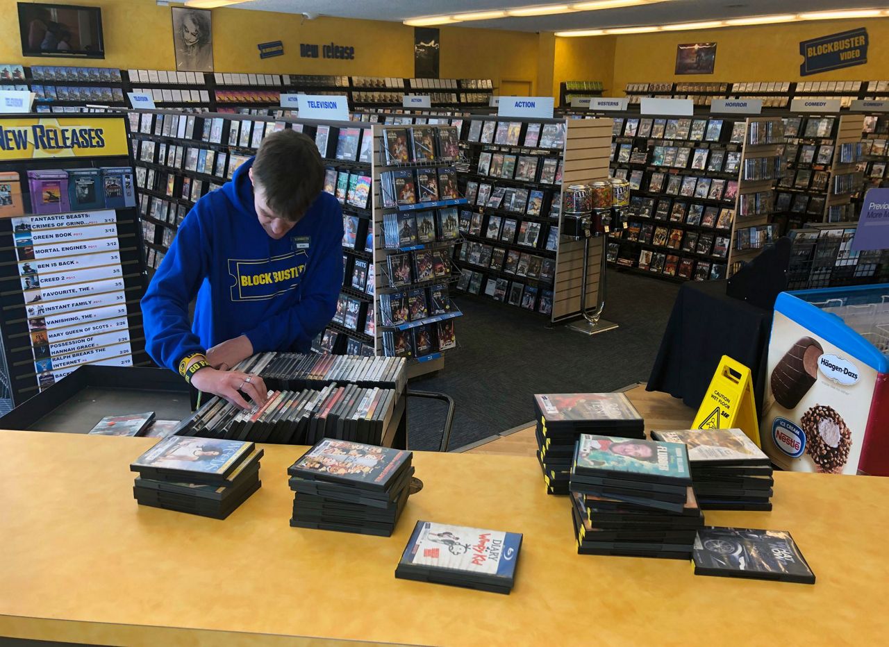 AP PHOTOS: World's last Blockbuster a tribute to Gen X past