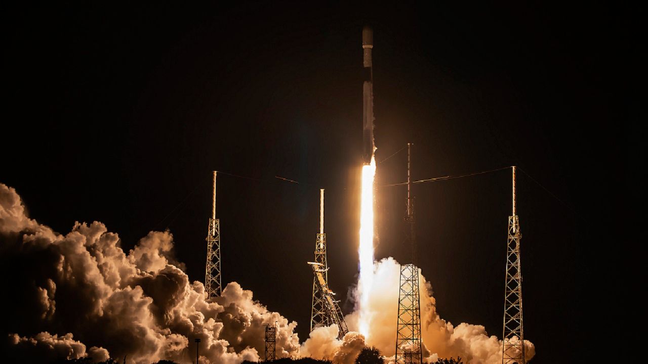 Launching from Cape Canaveral Space Force Station’s Space Launch Complex 40, the Falcon 9 rocket sent the Intelsat G-37 satellite into orbit, stated SpaceX. (SpaceX)
