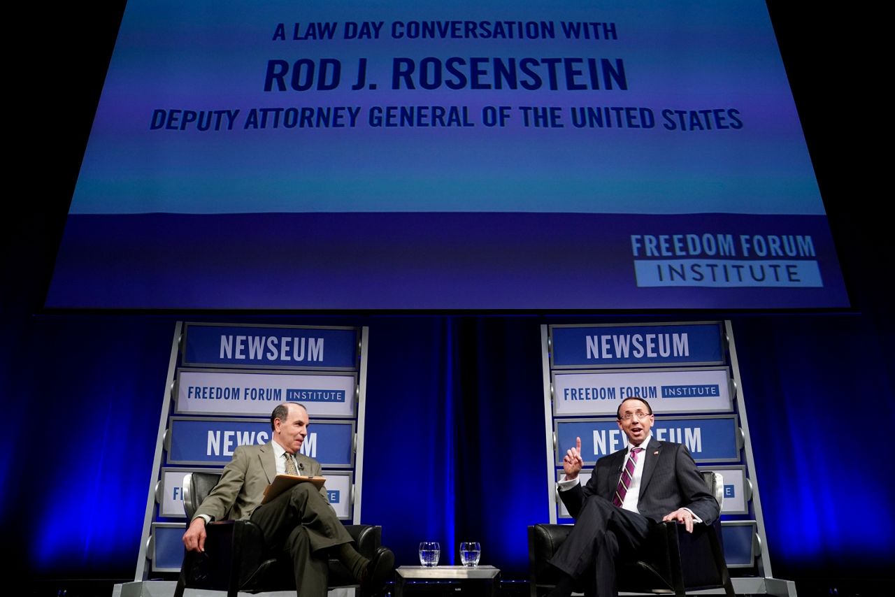 Rosenstein: Justice Dept. won't be 'extorted' by Congress
