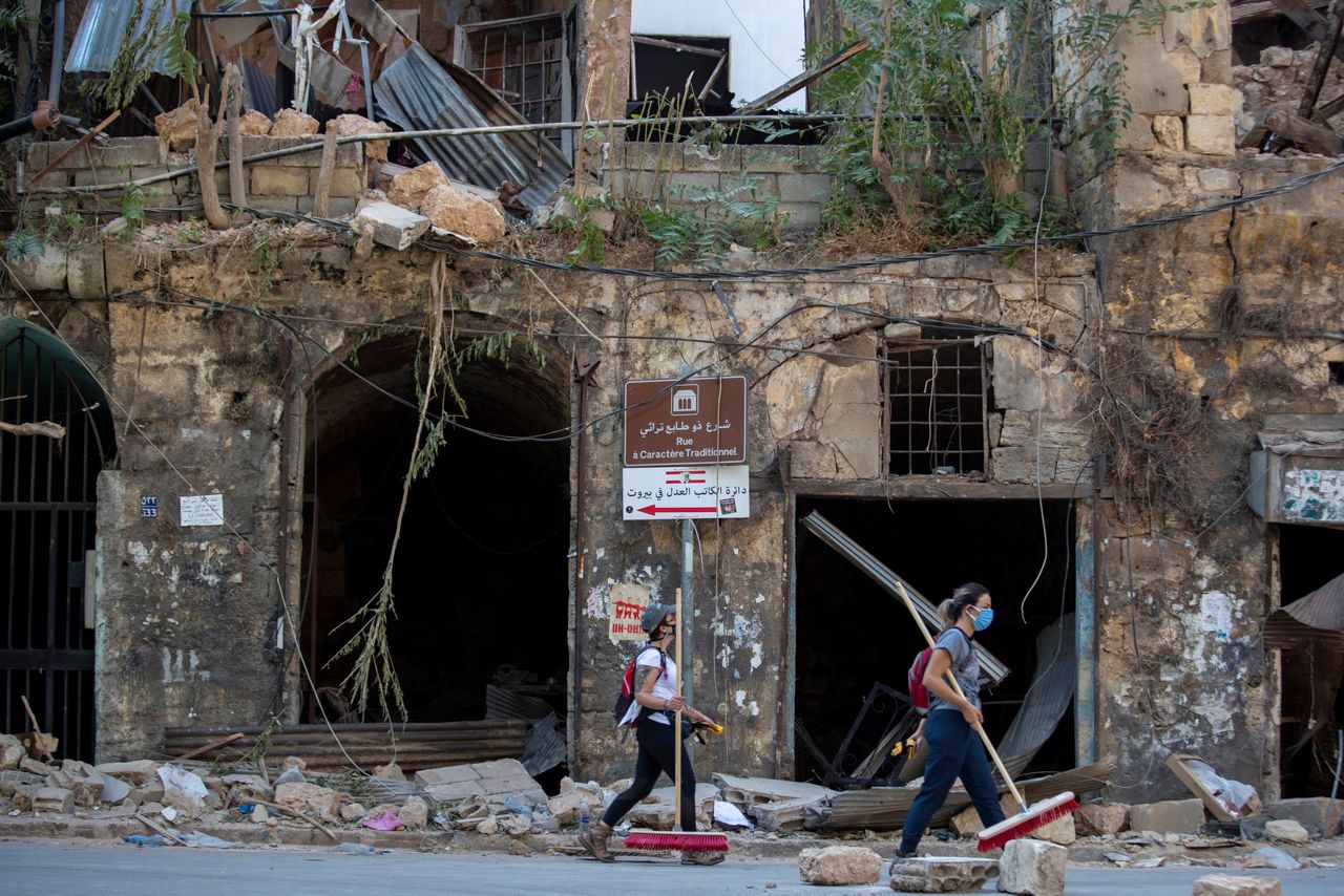 Show of solidarity after blast as Lebanon braces for protest