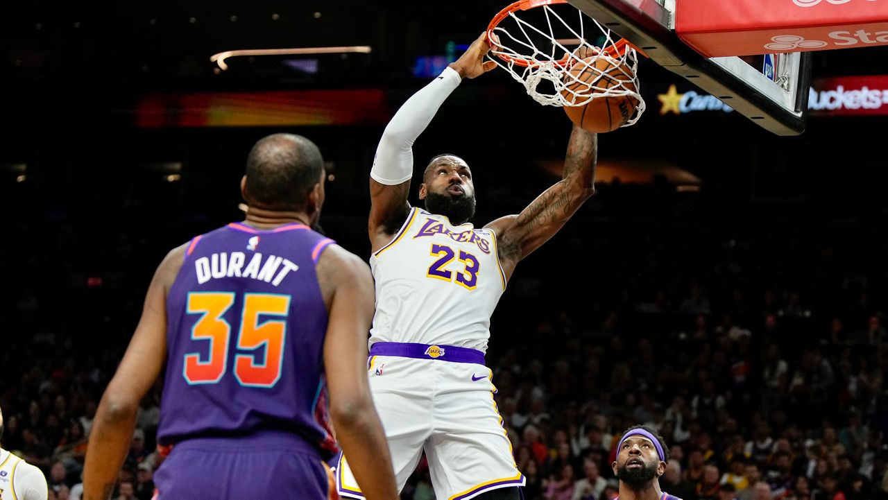 Lakers best sale suns lebron