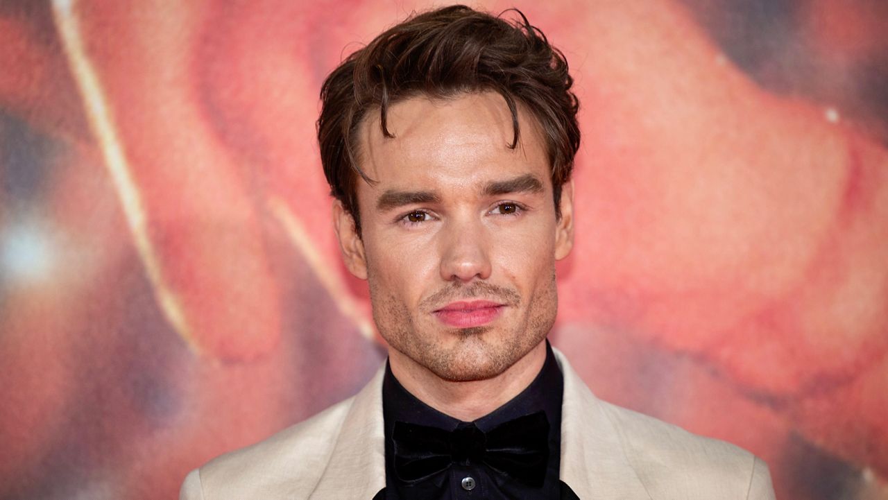 Liam Payne poses for photographers upon arrival at the premiere of the film 'All of Those Voices' in London Thursday, March 16, 2023. (Photo by Vianney Le Caer/Invision/AP)