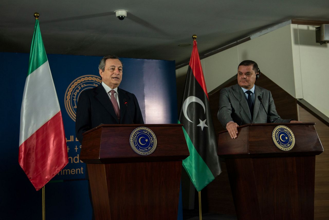 In his first travel abroad, new Italian PM visits Libya