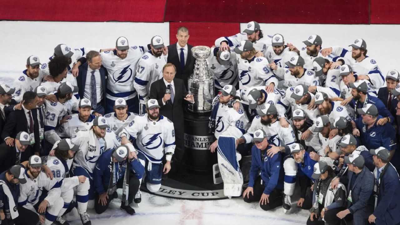 Tampa Bay Lightning Chairman & Governor Jeff Vinik and Vinik Sports Group on Thursday announced the sale of a portion of the Tampa Bay Lightning and Vinik Sports Group. (Jason Franson/The Canadian Press via AP)