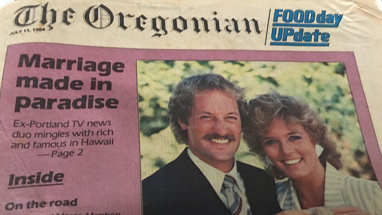 Linda Coble and Kirk Matthews make headlines in Oregon after marrying in Hawaii. (Photo courtesy of Linda Coble)