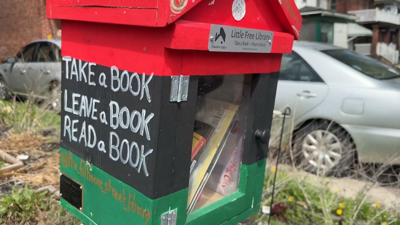 Little Library on Fillmore Avenue in Buffalo