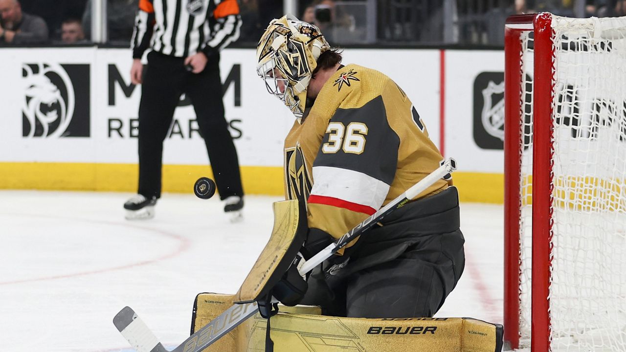 Golden Knights going with Logan Thompson in net for Game 1