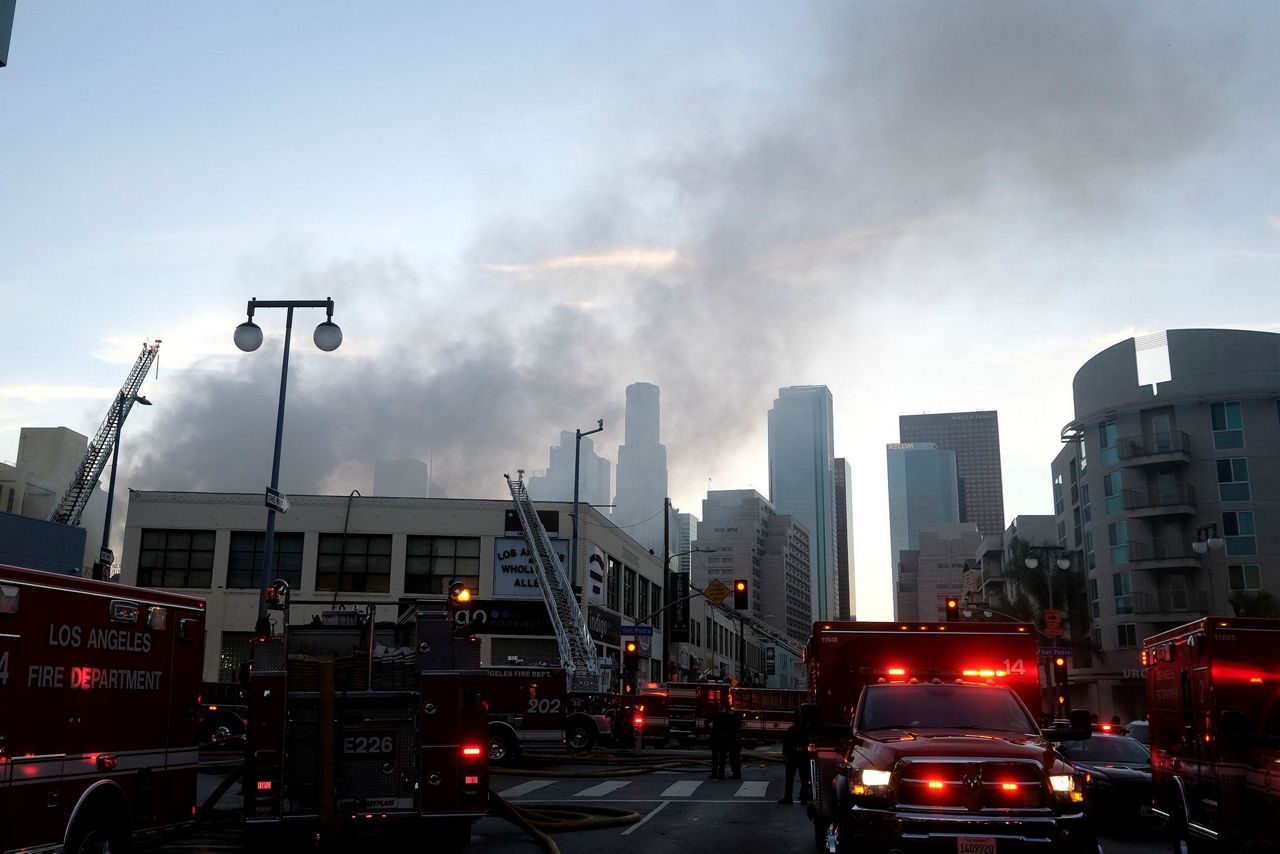 12 Los Angeles firefighters recovering after explosion